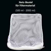 Netz-Beutel 500- 2000 ml f. Keramik-Ringe u. andere Aquarium-Filtermedien