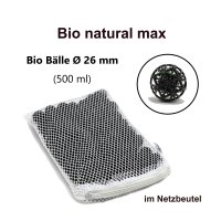 Bio natural max, Aquarium Bio Bälle XY-B26, Ø 26 mm im Netzbeutel, 33 Stk (ca. 500 ml/75 g)