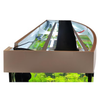T8 LED Set2 für Gesellschafts- Aquarien, 2x Leuchtbalken Tages-Pflanzenlicht 350 - 1585 mm inkl. T8 Halter + Trafo + Verteiler