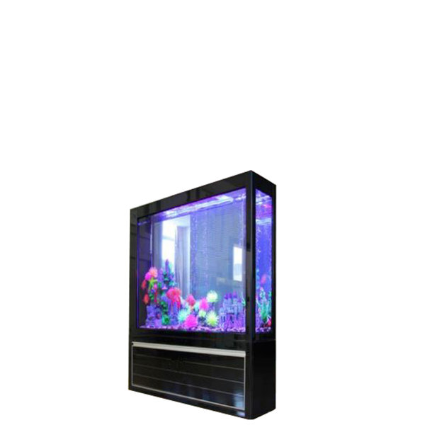 Aquarium 150x38x102+48 cm, Raumteiler-Wandaquarium 1x Biofilter, rechteckig