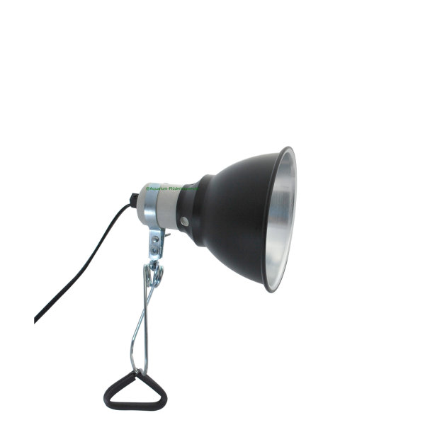 Klemmlampe+ Reflektor, bis 75 W, Ø 140 mm, schwarz-matt