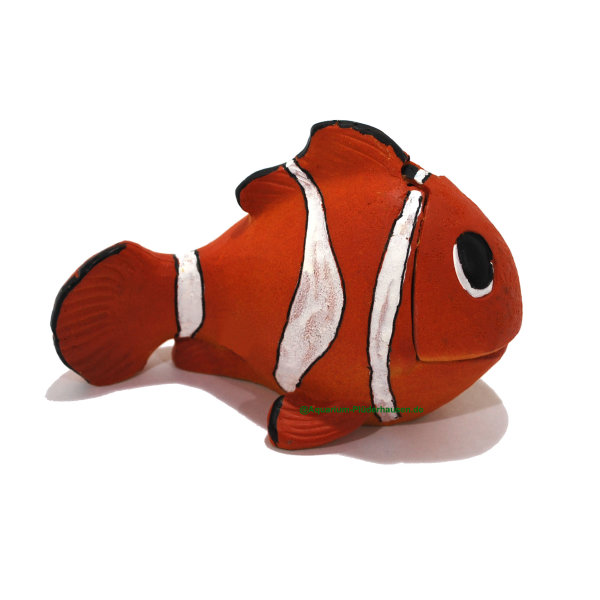 B-Ware !! Aquarium Deko Nemo 12,5 x 7 x 8,5 cm mit Luftauslass
