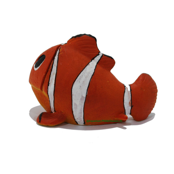 B-Ware !! Aquarium Deko Nemo 12,5 x 7 x 8,5 cm mit Luftauslass