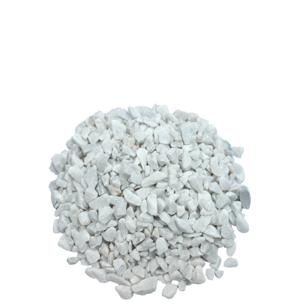 Rund-/Marmorkies "Carrara", 12-16 mm, 1,4 kg ca. 1 L