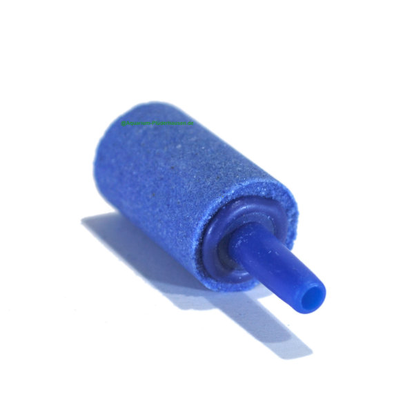 Keramik Luft-Ausströmer feinperlig, Ø 15 mm x 25 mm, blau 