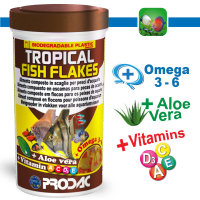 TROPICAL FISH FLAKES - alle Süß- wasser, tropische Zierfische, 250 ml / 50 g