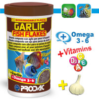 GARLIC FISH FLAKES - +Knoblauch, alle trop. Süß- u. Meerwasser Zierfische, 250 ml / 50 g