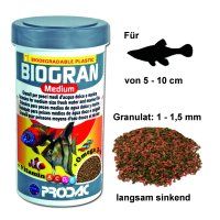 BIOGRAN MEDIUM - mittelgroße Fische in Süß- /Meerwasser Aquarien, 100 ml / 45 g