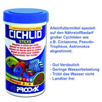 CICHLID STICKS - große Barsche /Chichliden, 1200 ml / 450 g