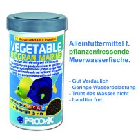 VEGETABLE BIOGRAN MARINE - vegetarische Meerwasserfische, 250 ml/100 g