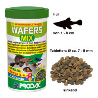 WAFERS MIX - Tabs für Garnelen, Krebse, Welse,  Bodenfische, 100 ml / 50 g