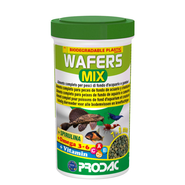 WAFERS MIX - Tabs für Garnelen, Krebse, Welse,  Bodenfische, 250 ml / 135 g