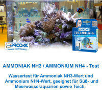 PRODAC TEST - Ammoniak/Ammonium Test - NH.3/NH.4 - Test