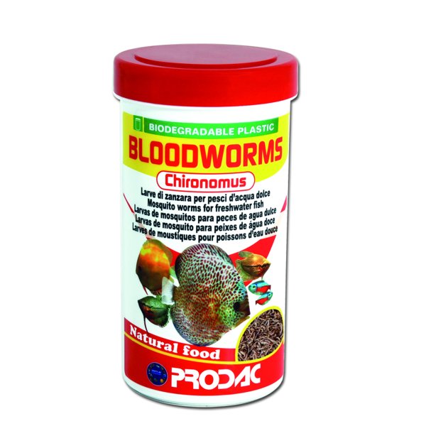 BLOODWROMS - rote Mückenlarven (CHIRONOMUS), 100 ml / 7 g