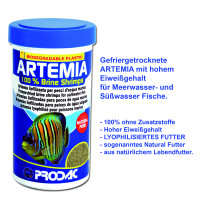 ARTEMIA - 100% Brine Shrimps, gefrier- getrocknete Würfel, 100 ml  / 10 g