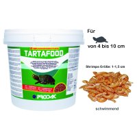 TARTAFOOD - Gammarus, gefriergetrocknete Bachflohkrebse, 1 kg / 11 L