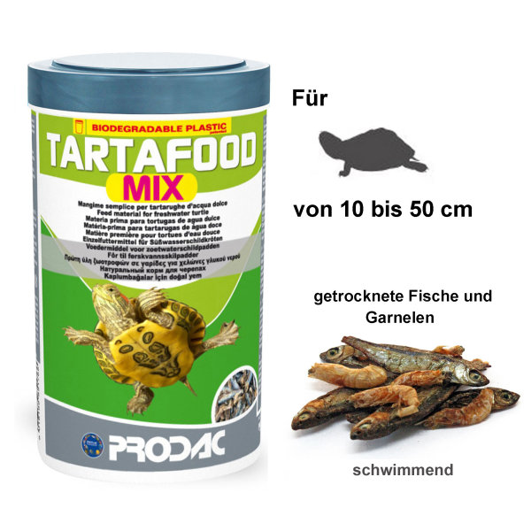 TARTAFOOD MIX 1200 ml/200 g - getrocknete Fische u. Garnelen