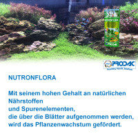 NUTRONFLORA - Nährstoffe+Spurenelemente - Pflanzenzusatz, 100 ml