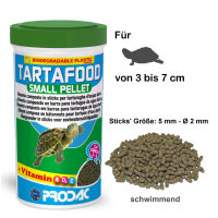 TARTAFOOD SMALL PELLET- Alleinfuttermittel Sticks für kleine Süßwasserschildkröten