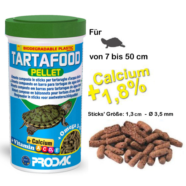 TARTAFOOD PELLETS - Alleinfuttermittel Sticks