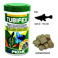 TUBIFEX - Wasser- würmer, gefrier- getrocknete Würfel