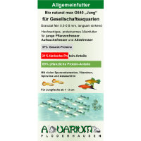 Bio natural max, Alleinfutter G640 für Jungfische,...