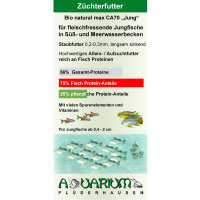 Staubfutter, fleischfr. Babyfische/Jungfische, Granulat 0,2-0,3 mm, Züchterfutter