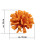 Steinkoralle, 18 x18 x10 cm, SPS, Blumenkohl Nachbildung orange