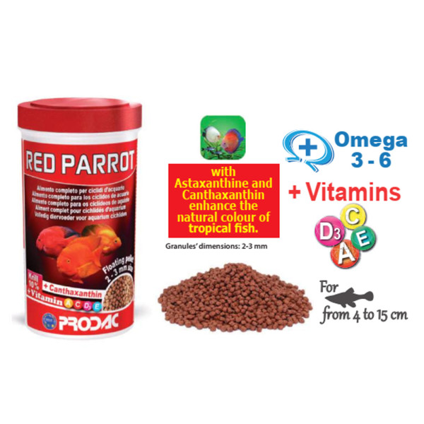 RED PARROT FOOD 250 ml / 110 g