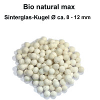 Bio natural max, Aquarium Filter Sinterglas-Kugeln Ø 12-15 mm, 470g (ca.500 ml/320 Stk)