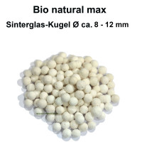 Bio natural max, Aquarium Filter Sinterglas-Kugeln Ø 12-15 mm, 940g (ca.1000 ml/640 Stk)