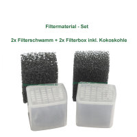 Ersatz Filtermaterial Set f. Innenfilter AA-200 / AA-200-A