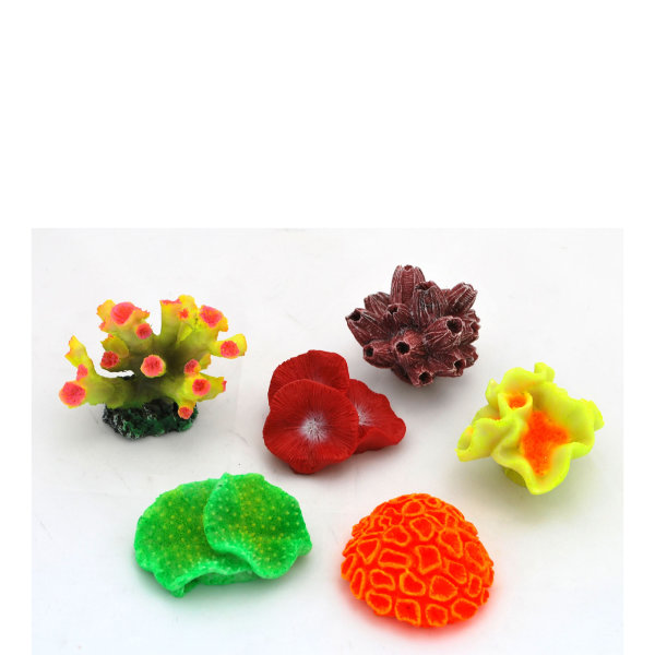 Set: 6 x Nano Korallen Nachbildungen
