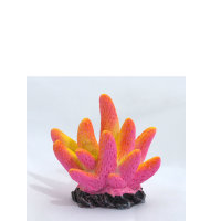 Nano Koralle, 4,5 x 2,5 x 4 cm, Nachbildung gelb/rose