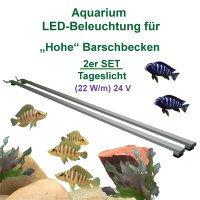 Aquarium LED 30-200cm, Set2: 2x LED- Leuchtbalken mit...